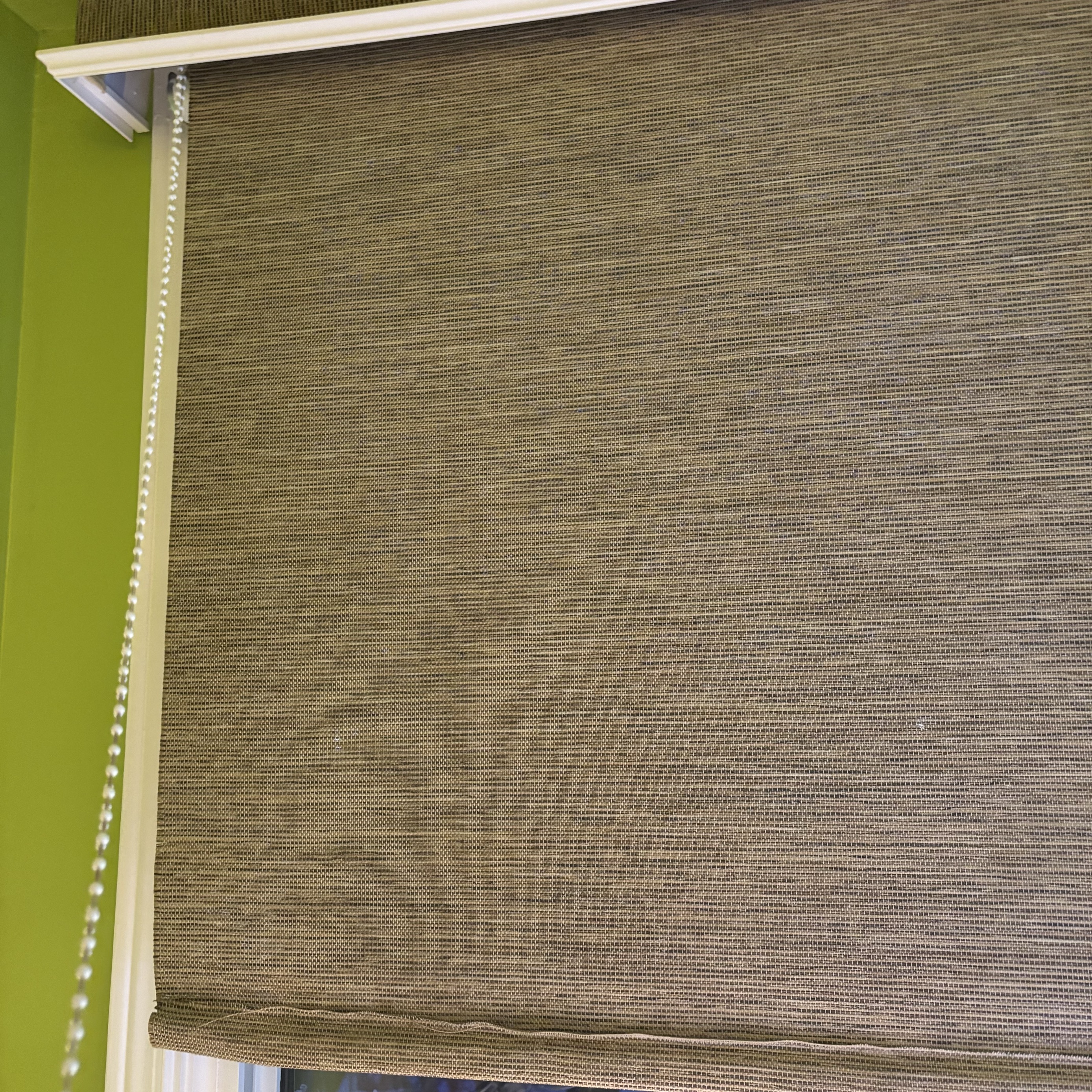 The sound of rolling up the blinds. A very distinct grainy sound combined with the noise of the bearings. Although blinds are a simple mechanism, their sound gives me a strong sense of industrial feel.