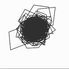 I continued to tweak the parameters to make the visuals more responsive to sound, resulting in a more chaotic yet still rhythmic effect.