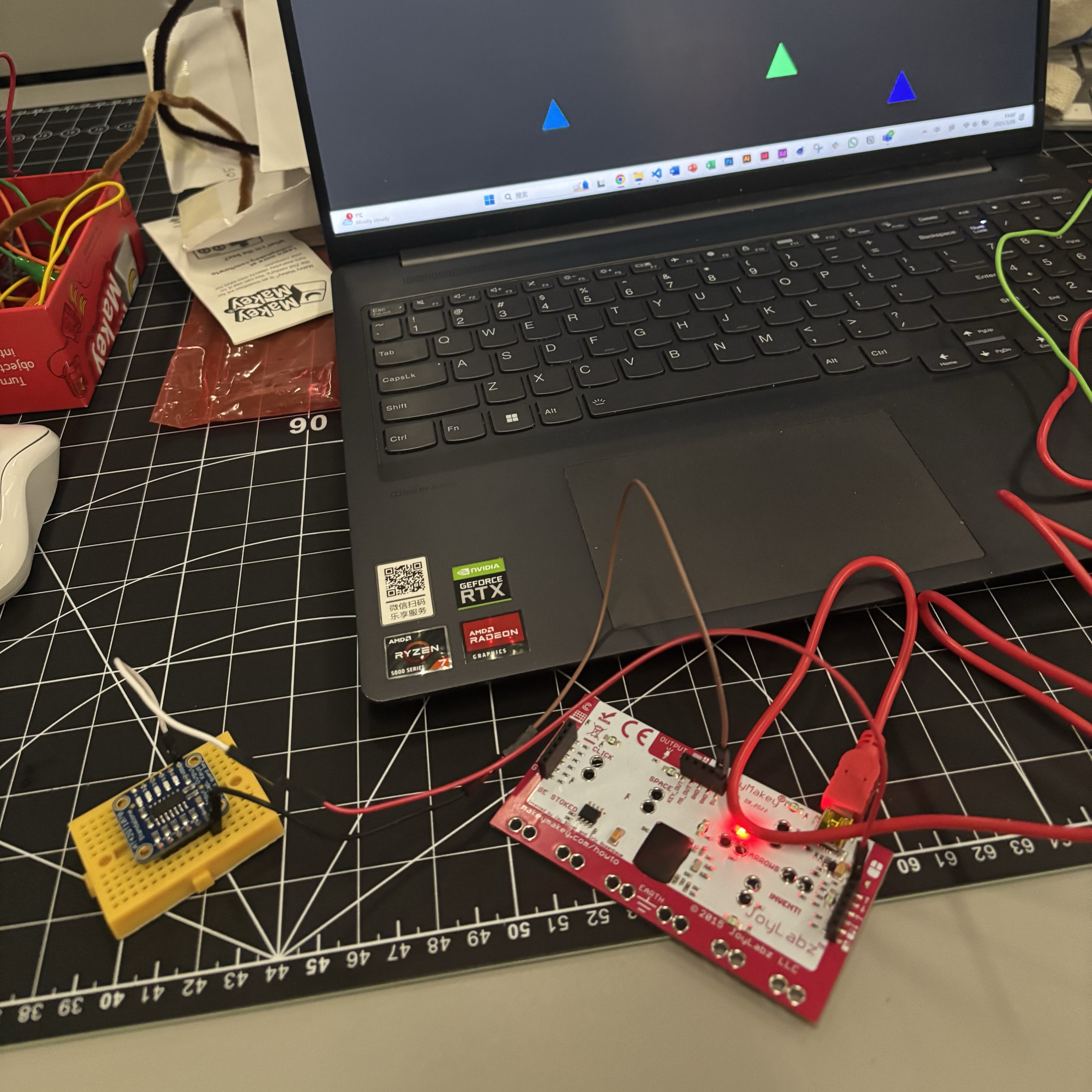 After our instructor's explanation, we finally understood the correct way to place the wires. From these attempts, we learned an important lesson: when encountering something new, asking someone with experience is often the most efficient way to move forward.