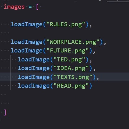 Unlike Adobe Illustrator, Photoshop, etc., in programming, the code that is entered first (i.e., the code at the top of the screen) is instead displayed at the bottom. So I adjusted the order in which I placed the images, I entered the code first for the image I wanted to place at the bottom of the screen, and so on.