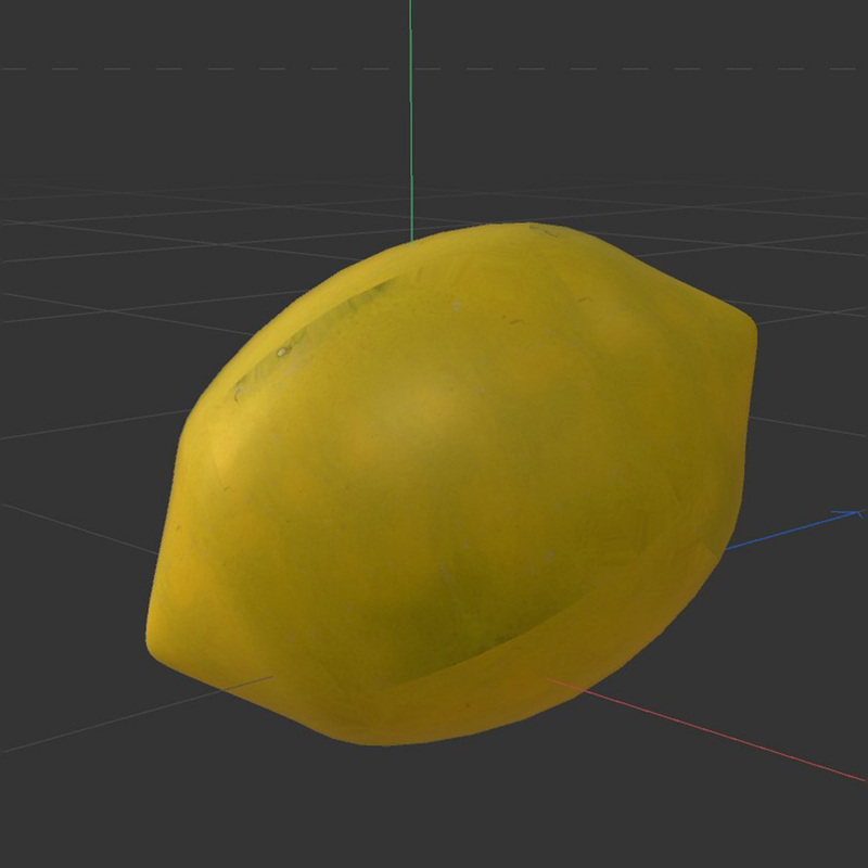 After searching the internet, I learned that I can modify the roughness, diffuse reflection, and other parameters of an item in the Material Manager. My lemon model looks more natural as well. This also made me think back to when I modeled the lipstick, where each part of the lipstick was made of a different material, and therefore also needed a different rendering material to make the item look more realistic and natural. So my main learning goal for the next phase is to use different materials and textures to make the item more natural.