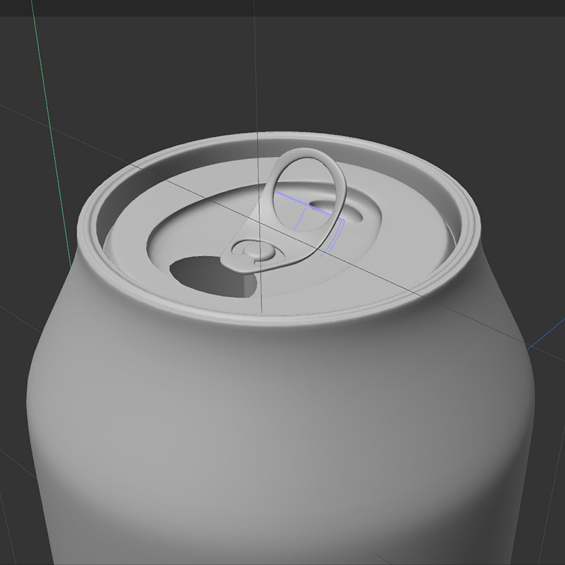After combining and adjusting, the most difficult part of the can is done.