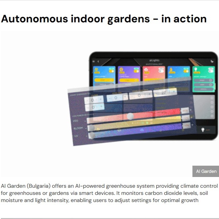 My second category is Autonomous Indoor Gardens. 2023 data shows rising spending on gardening, especially among younger consumers, reflecting a stronger emotional connection to nature. Inspired by this, we plan to include natural, plant-like elements in our design to create a calm and relaxing user experience.
